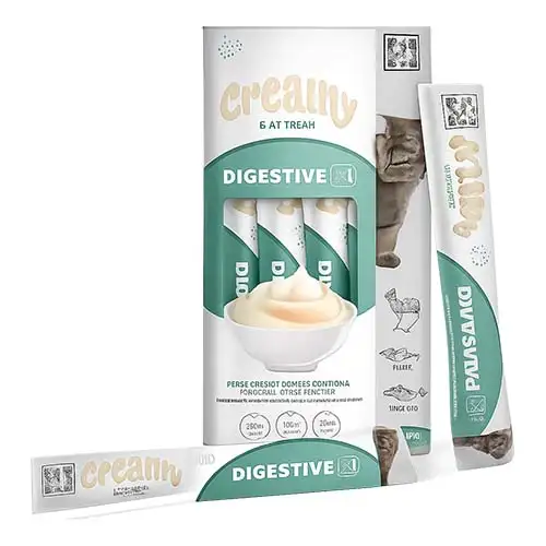 חטיף Creamy שלוק לחתול לעיכול 60 גרם