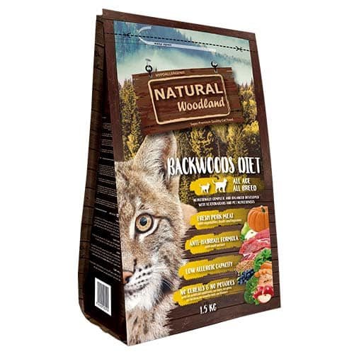 נטורל גרייטנס וודלנד Backwoods לחתול