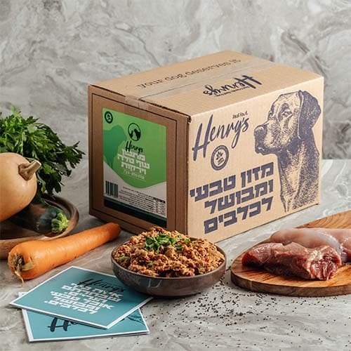 הנריס עוף טלה וירקות 6 ק"ג
