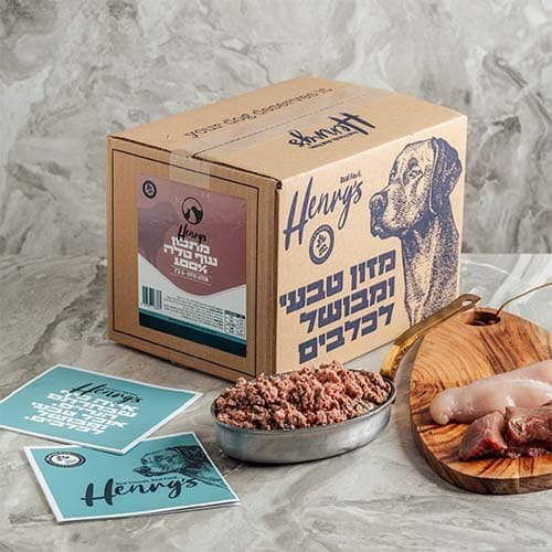הנריס עוף טלה ללא ירקות 6 ק"ג