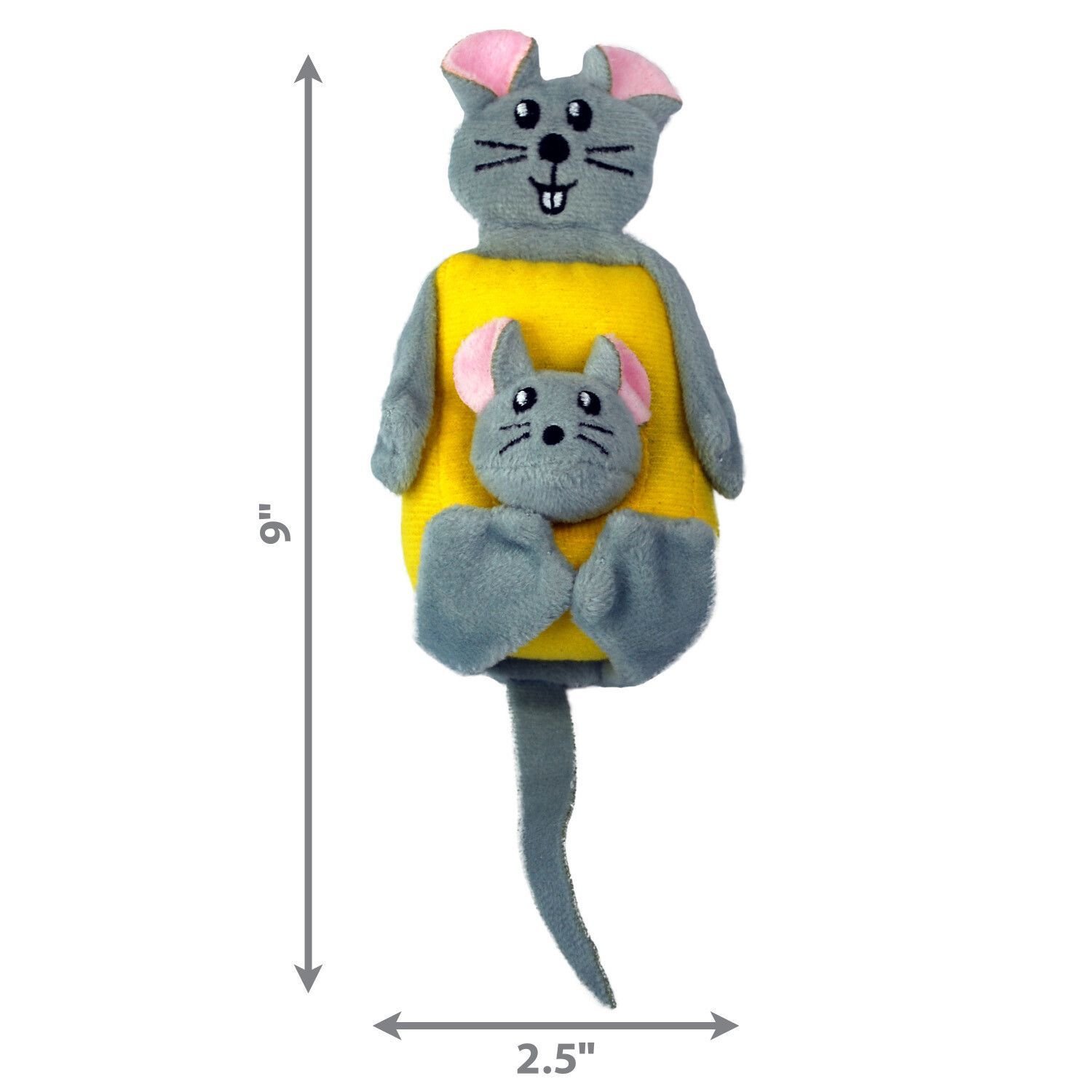 קונג-משחק עכברון עם גבינה לחתול – תמונה 4